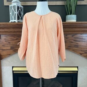 Woolrich Women's Mango Seersucker Pullover Blouse Size: Medium‎